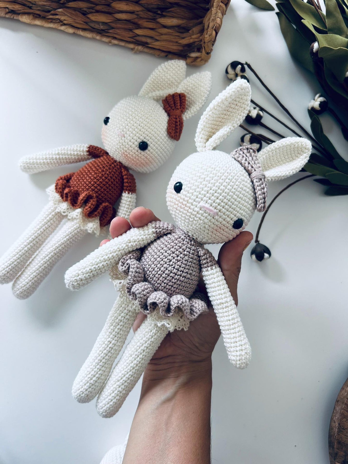Amigurumi Baby Bunny Doll, Bunny Doll For Girls