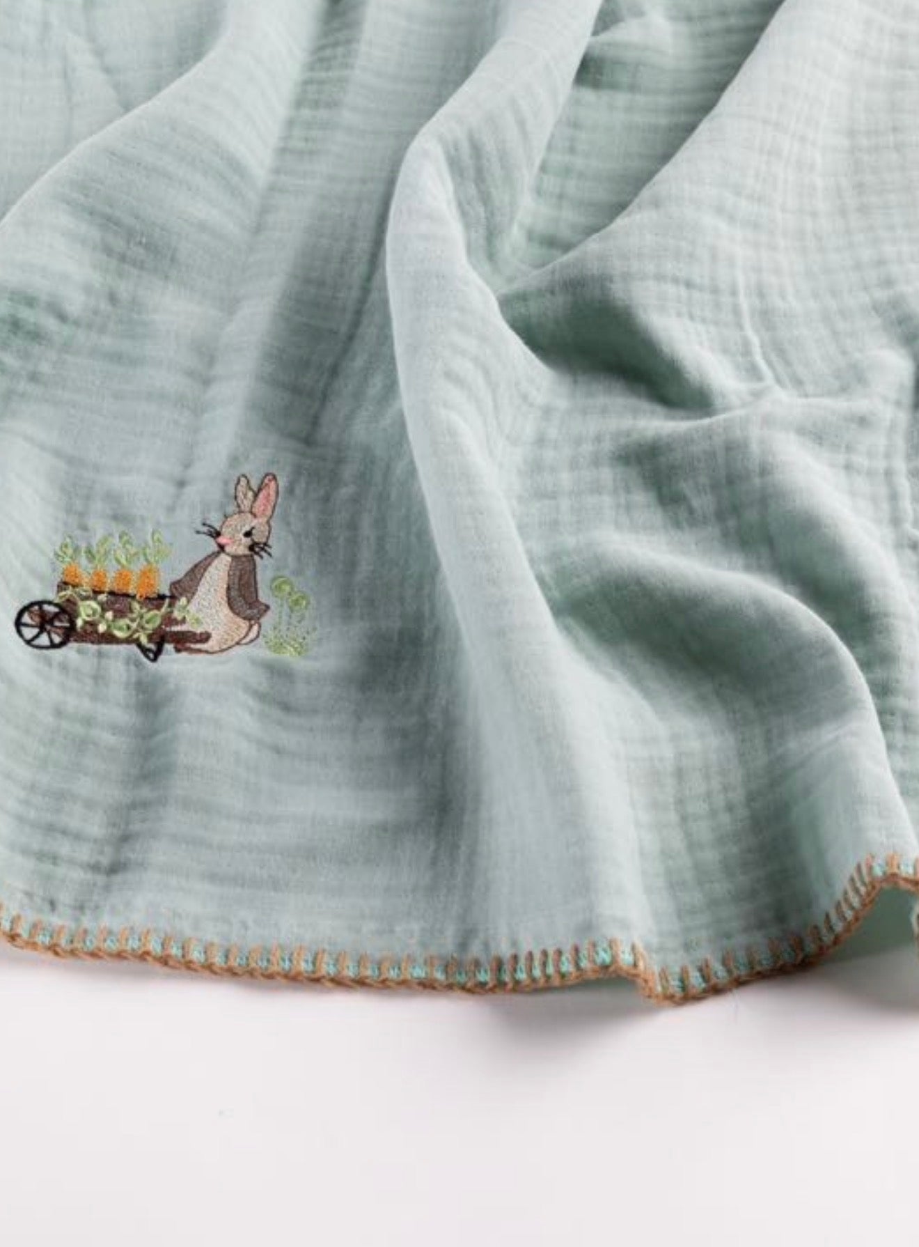 Muslin Blanket 4 Layer and Hand Crafted edges