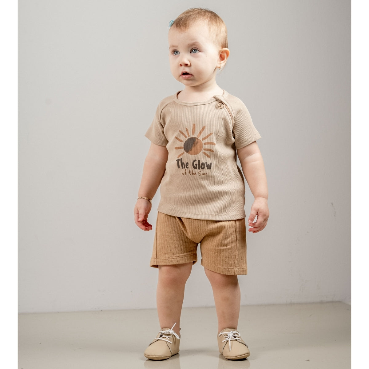 Baby Summer Short Set | Graphic T-Shirt & Shorts (2-Piece, 3 Colors)