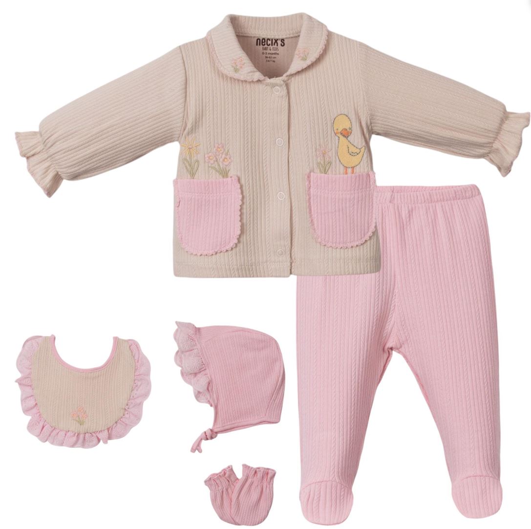 Baby Duck Pink Set