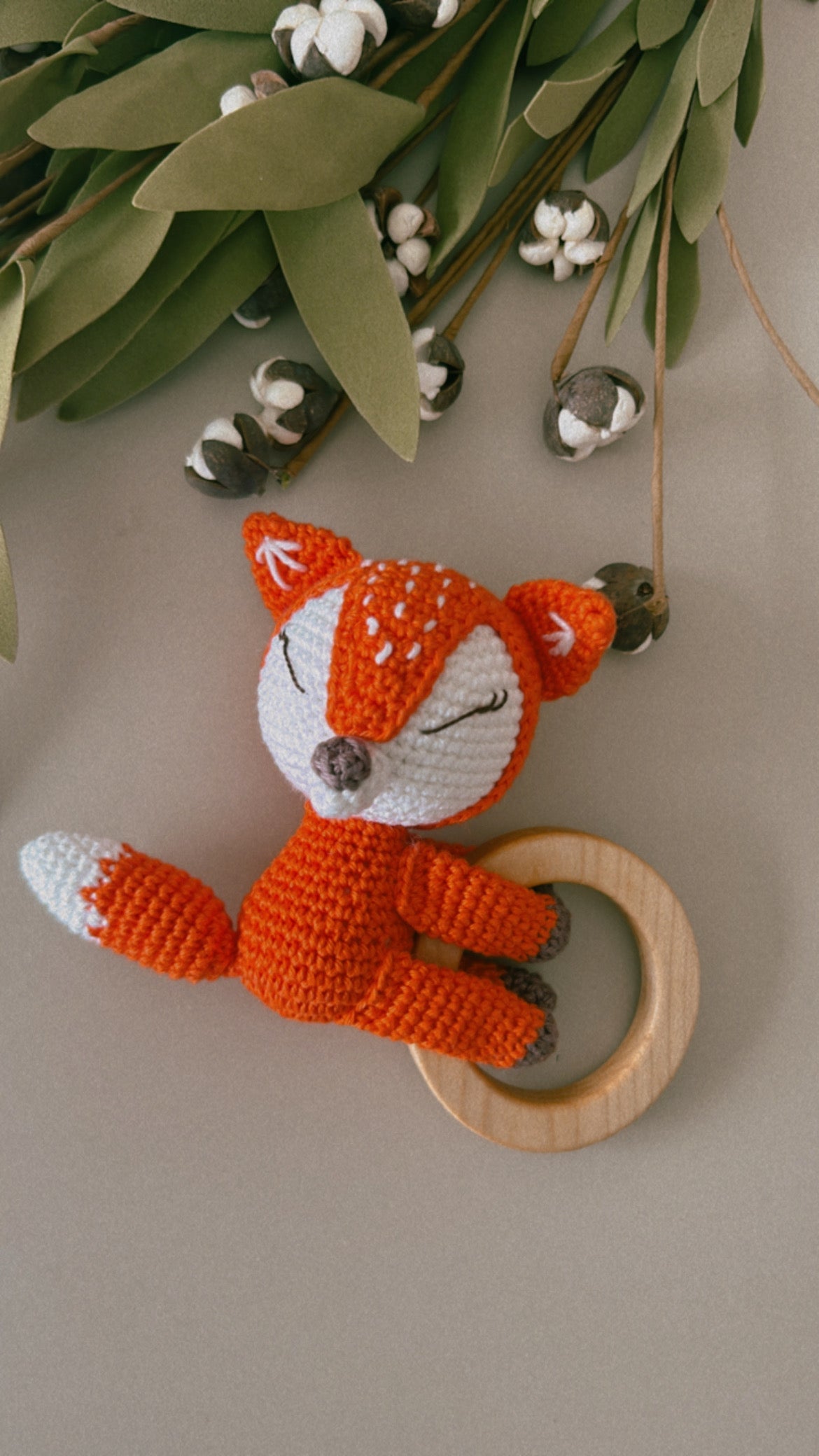 Orange Fox Rattle