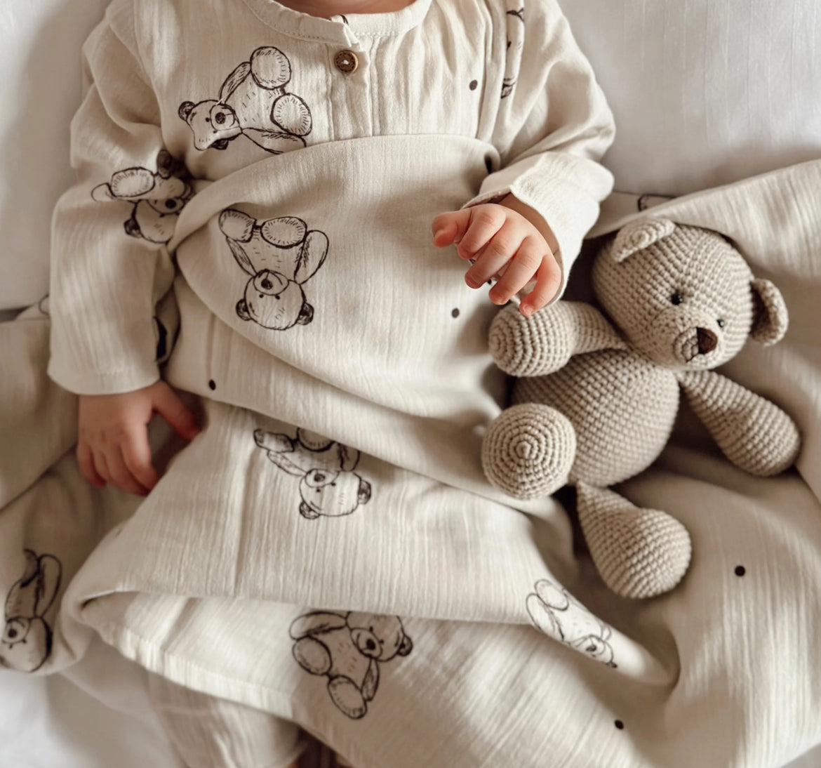 Muslin Cotton Baby Body Suits, Bear Muslin Bodysuit, Bunny Muslin Bodysuit, Penguin Muslin Bodysuit