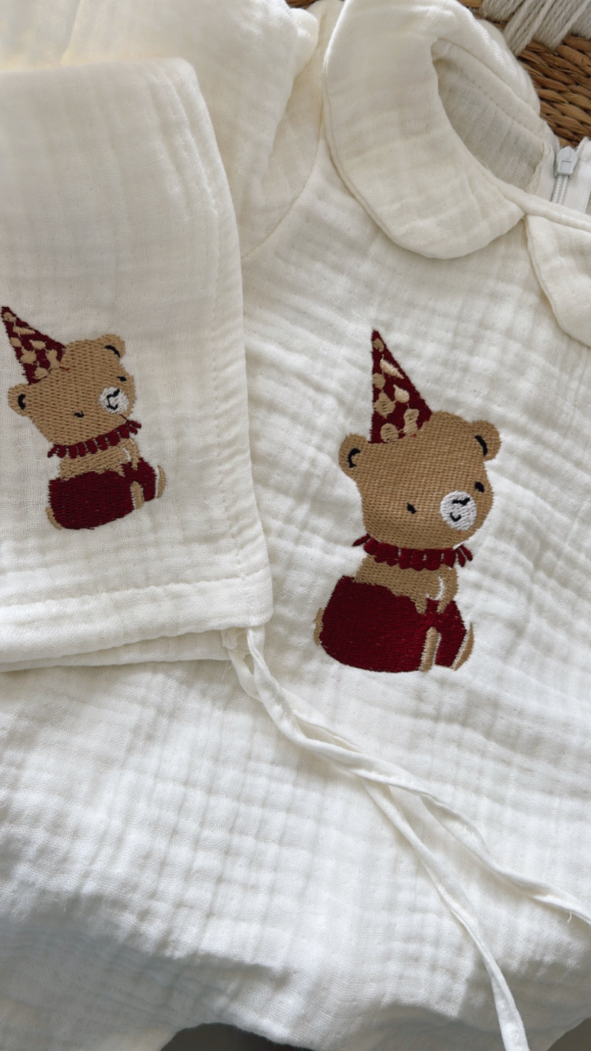 Muslin 2 Piece Cute Baby Set