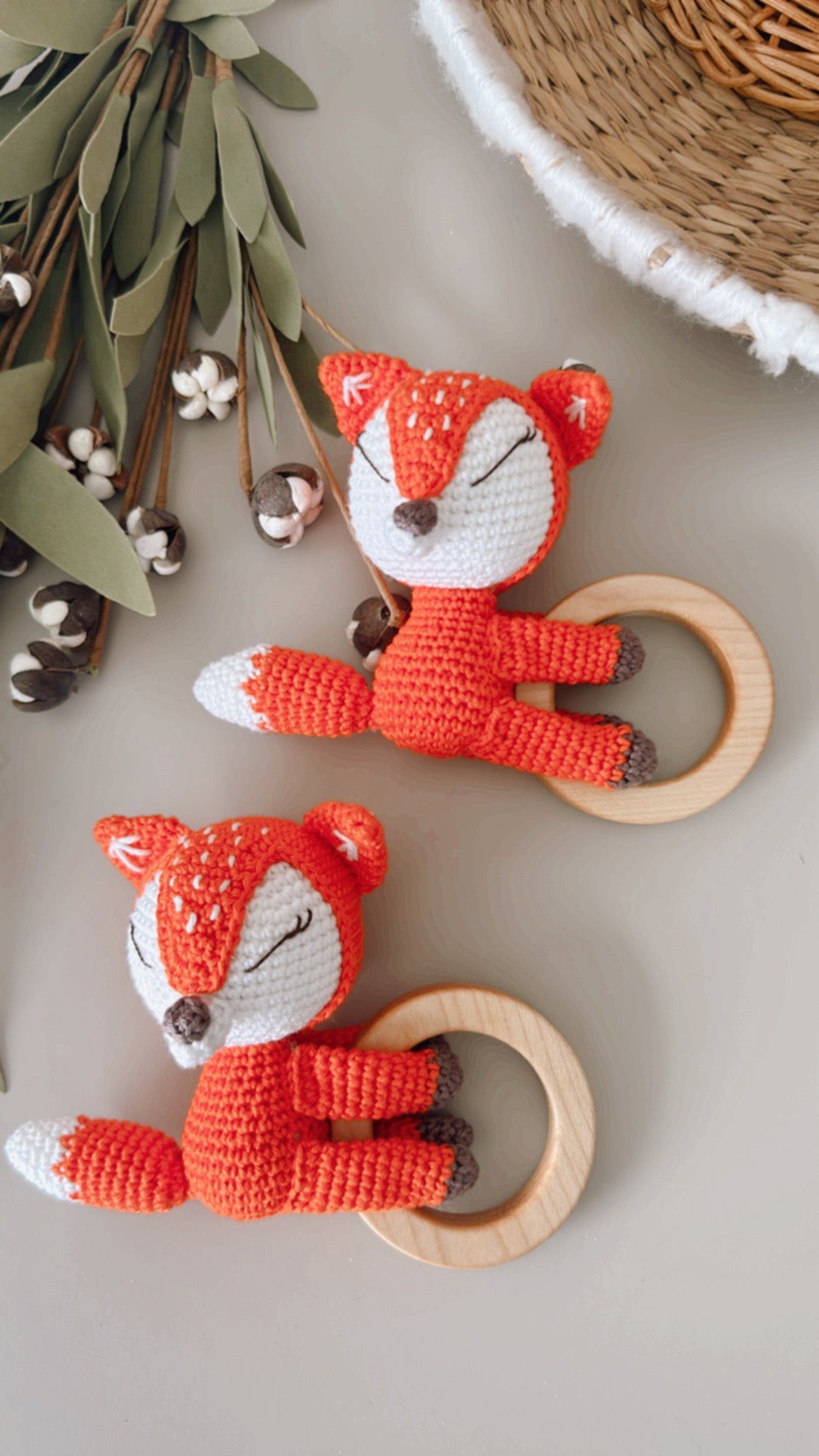 Orange Fox Rattle