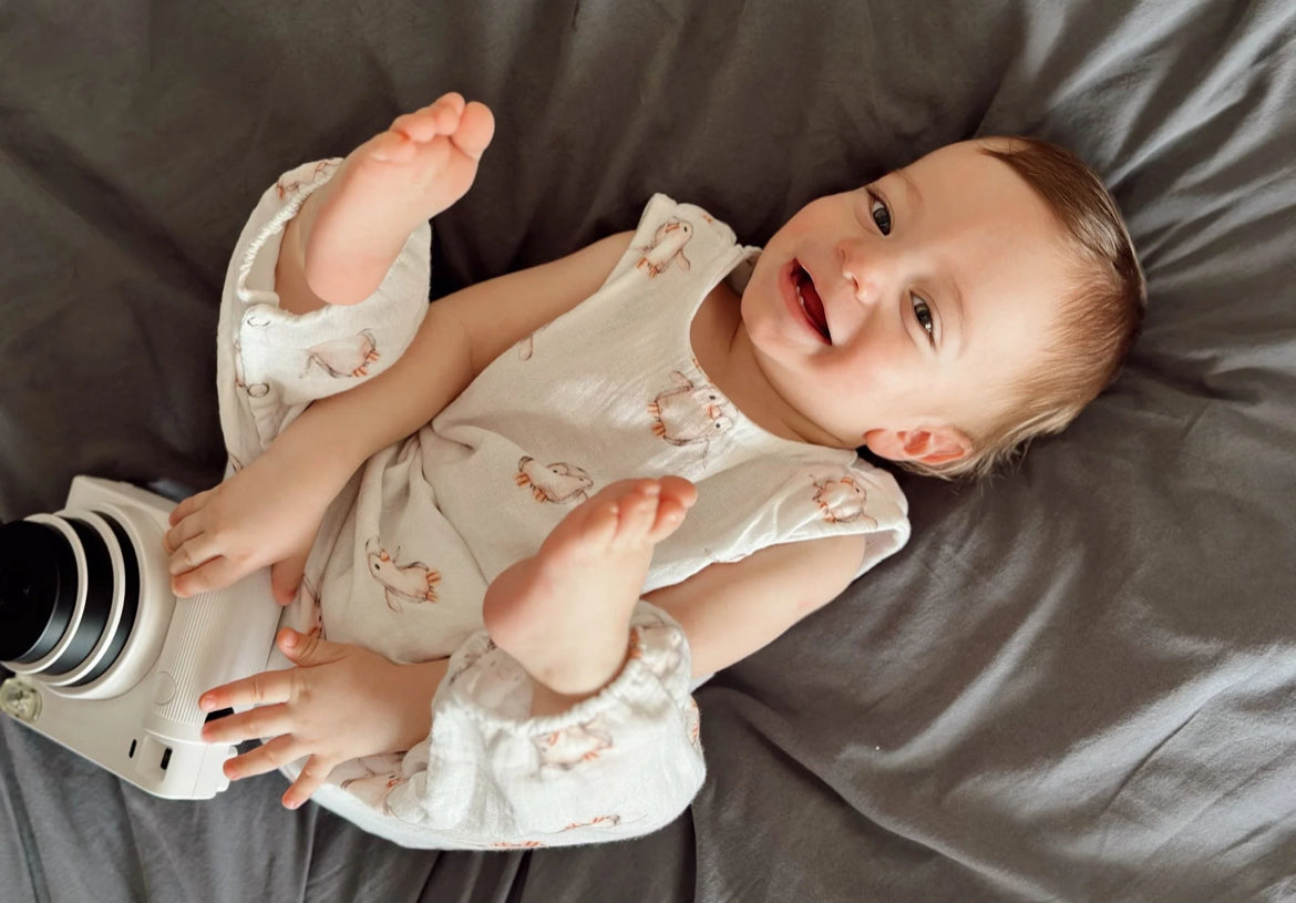 Muslin Cotton Baby Body Suits, Bear Muslin Bodysuit, Bunny Muslin Bodysuit, Penguin Muslin Bodysuit
