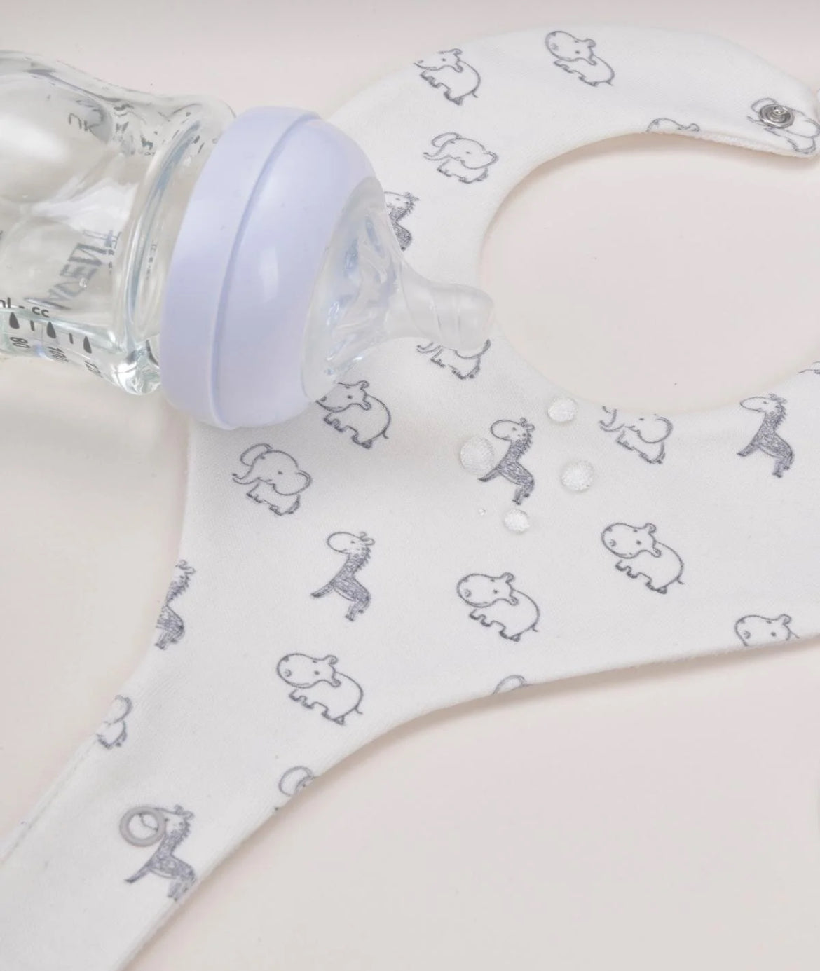 Waterproof Cotton Bibs and Pacifier Holder