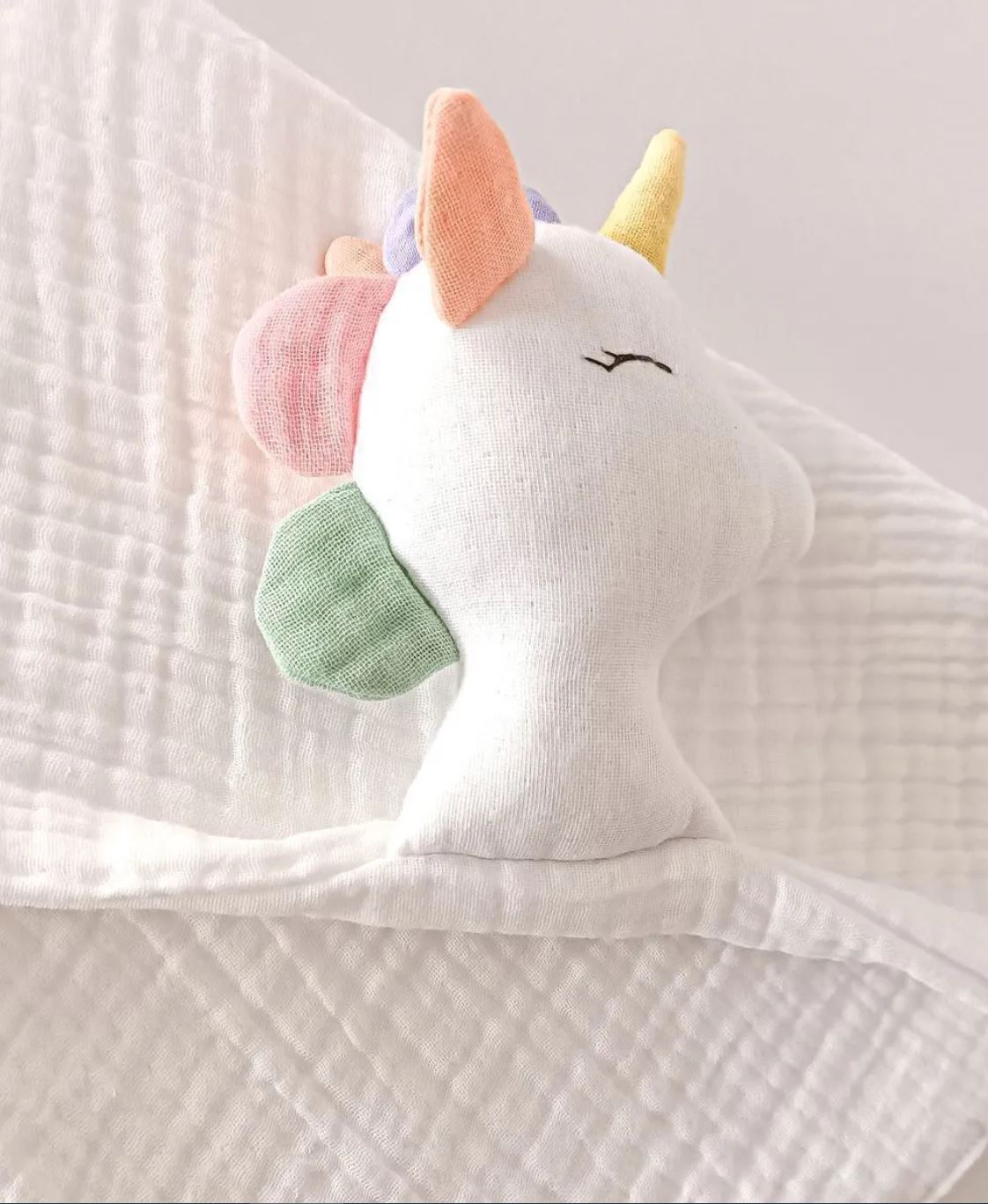 Muslin Lovey Elephant/Unicorn