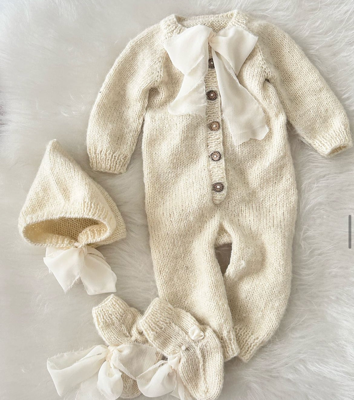 Handknit Cashmere Baby Sets