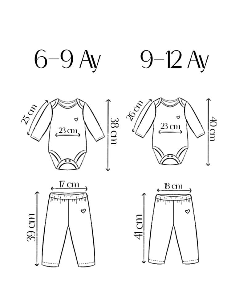 Bow Line – 2-Piece Organic Cotton Baby Set