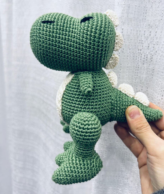 Crochet Dinosaur Toy, Amigurumi Dinosaur, Stuffed Dino for Kids,