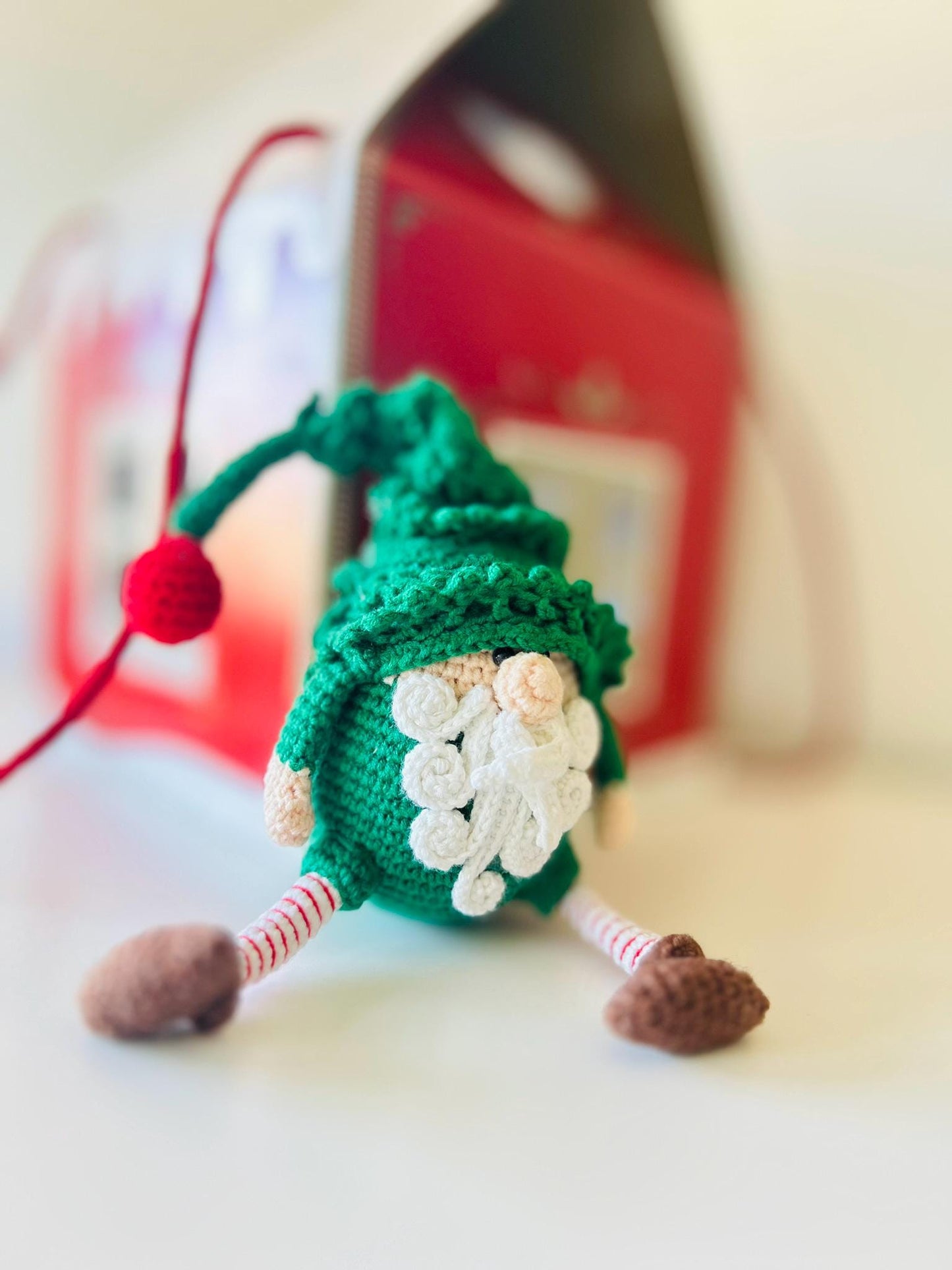 Crochet Christmas Gnomes, Festive Holiday Decoration, Amigurumi Gnome