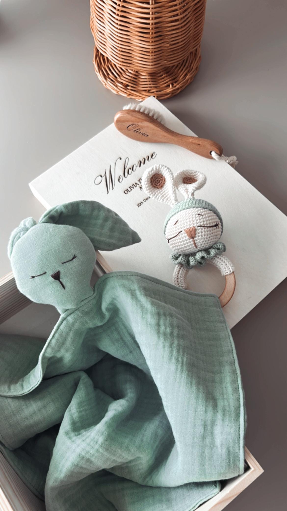Personalized Baby Gift Box, Customized Baby Keepsake Box, Unisex Baby Gift Box