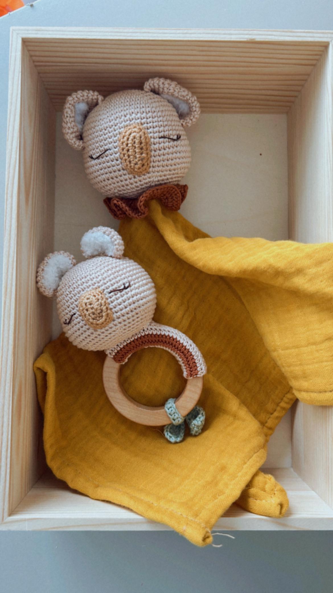 Personalized Baby Gift Box, Customized Baby Keepsake Box, Koala Gift Set