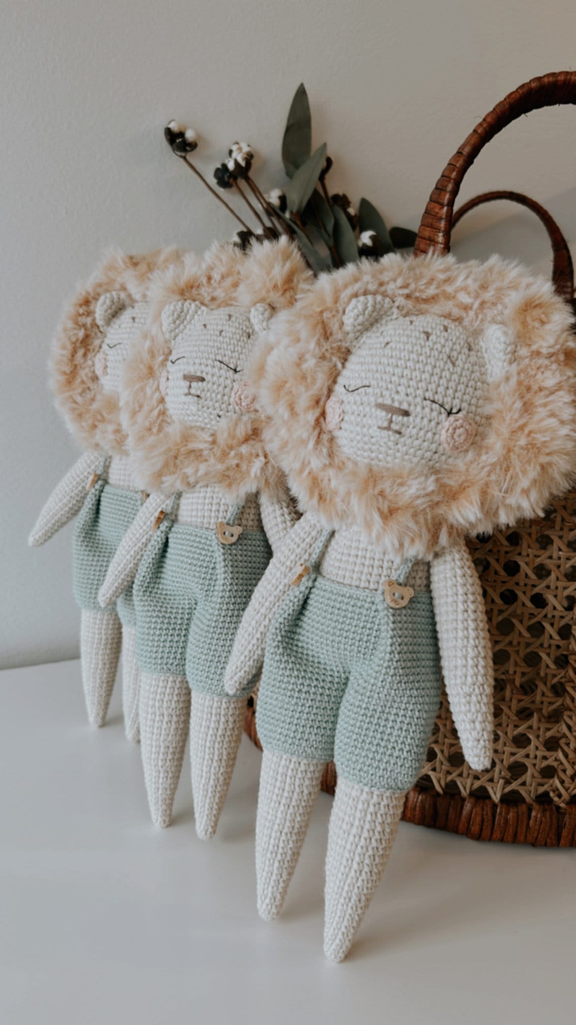 Gift for Newborn, Gift for Boys, Crochet Lion, Amigurumi Lion, Lion Doll,
