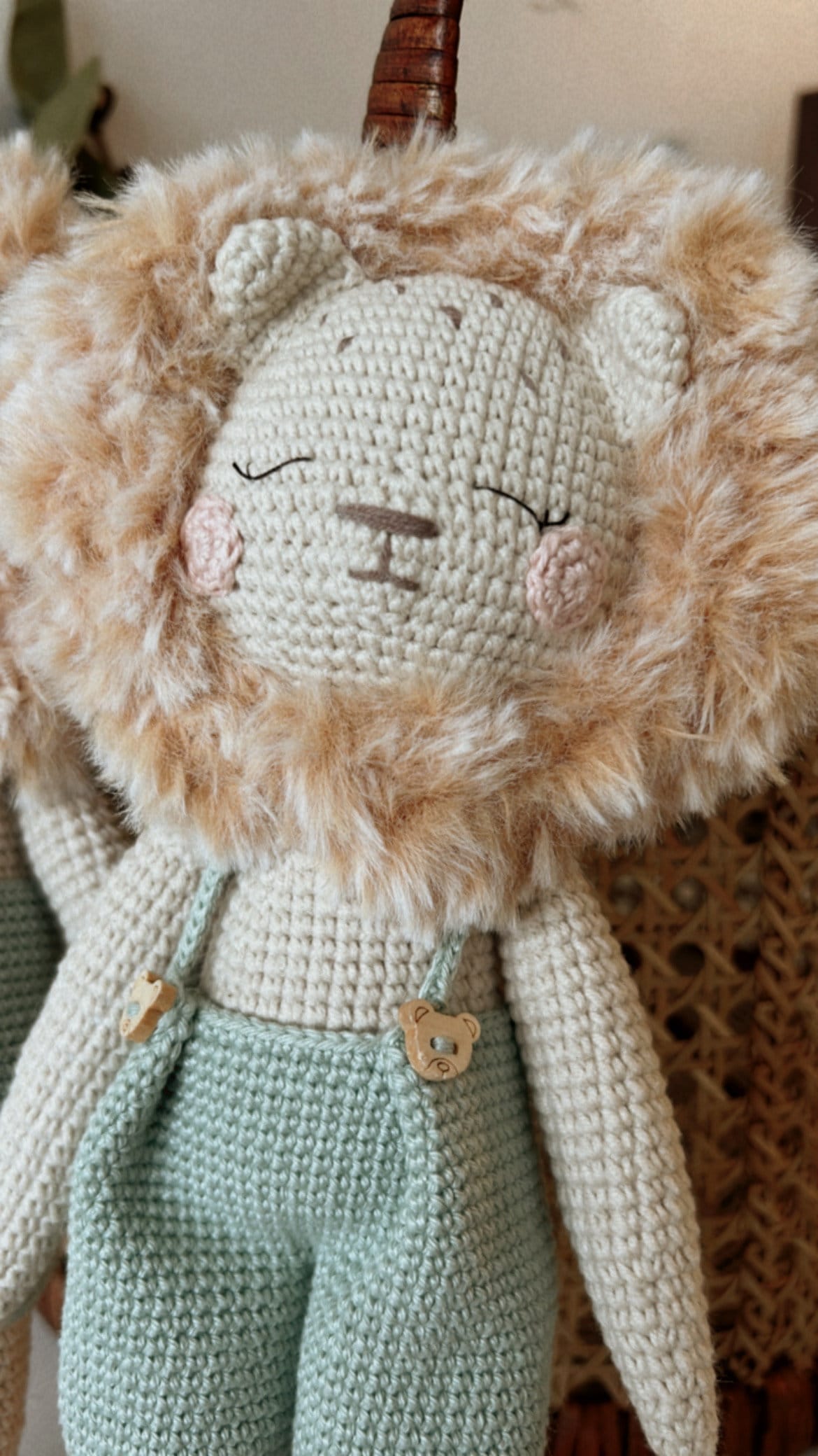 Gift for Newborn, Gift for Boys, Crochet Lion, Amigurumi Lion, Lion Doll,