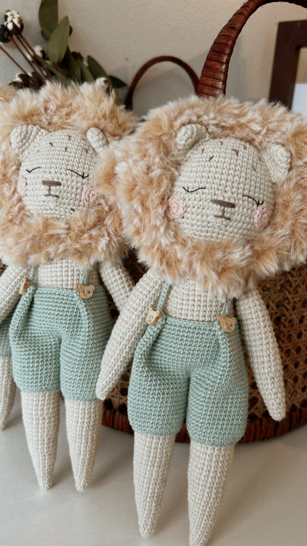 Gift for Newborn, Gift for Boys, Crochet Lion, Amigurumi Lion, Lion Doll,