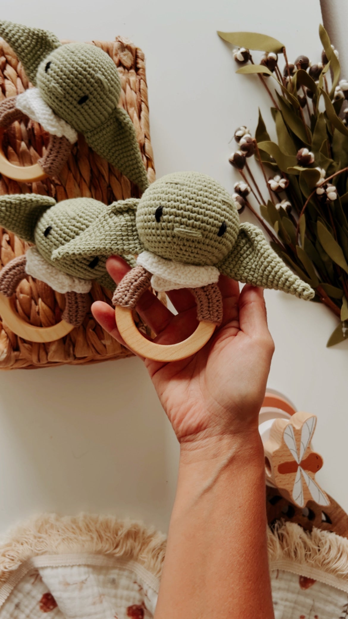 Baby Yoda Rattle Teether