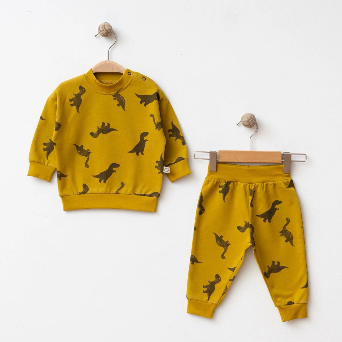 Baby Boy Dinosaur Outfit Set | Fun Dino-Themed Top & Bottoms