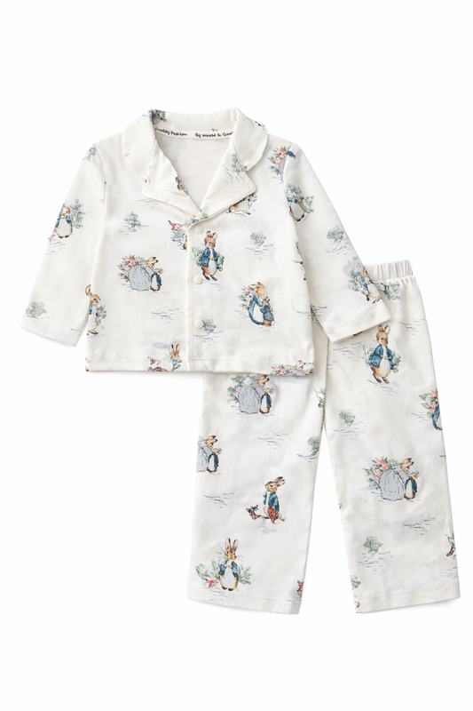 Heirloom Bunny Easter Pajama Set – 2 Piece