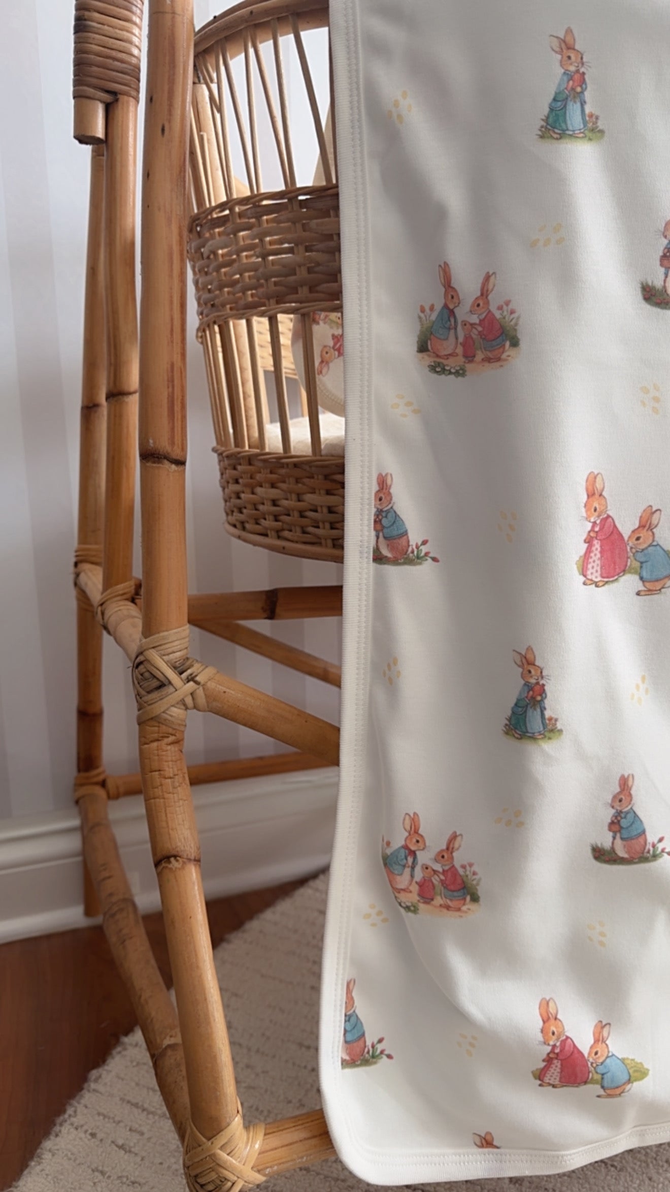 Bunny Friends Cotton 2-Piece Set & Blanket