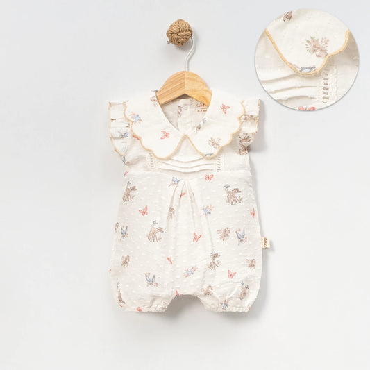 Baby Girl Printed Outfit Set | Fun Patterned Bodysuit & Coordinated Trousers