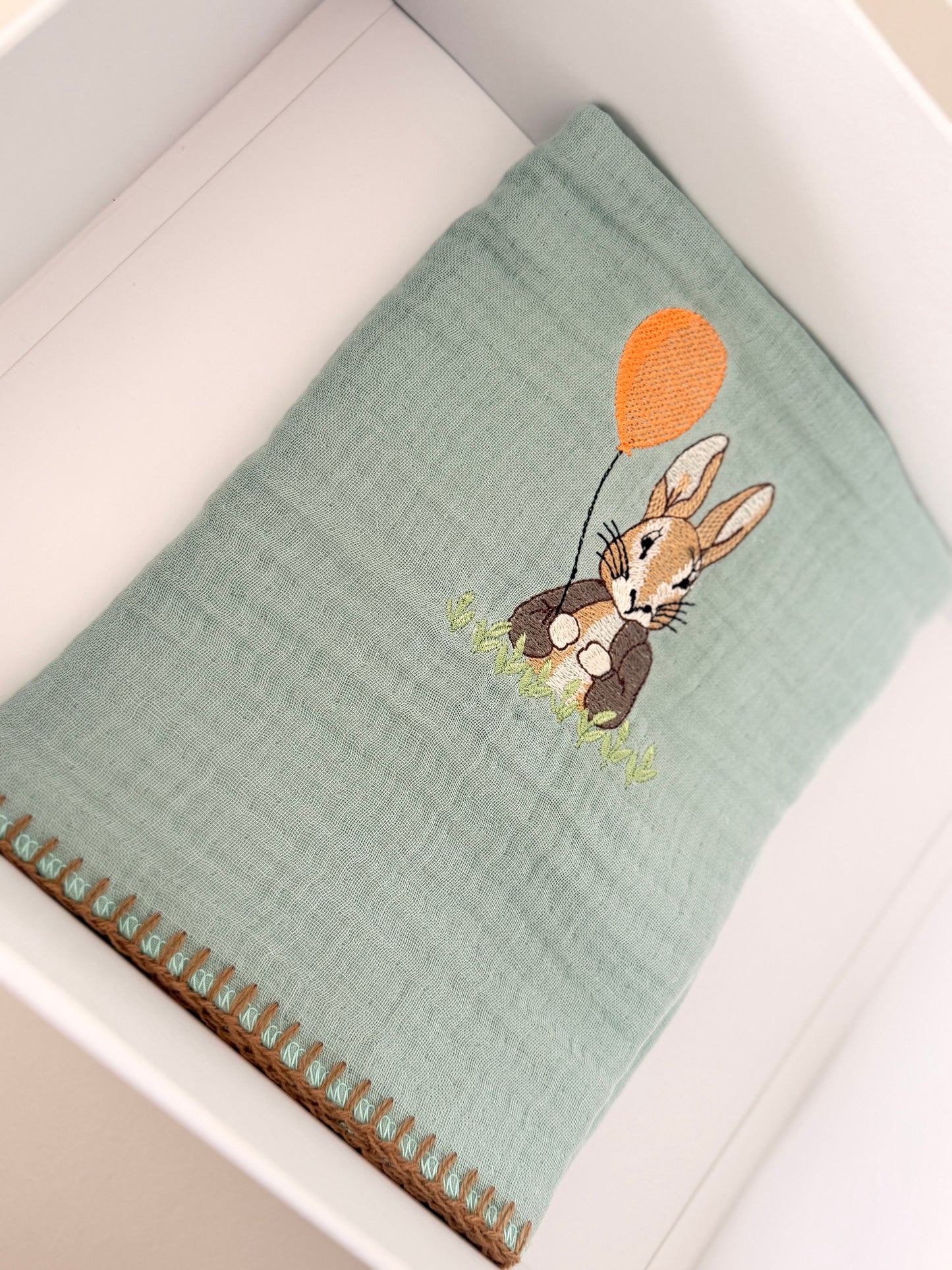 Muslin Blanket 4 Layer and Hand Crafted edges