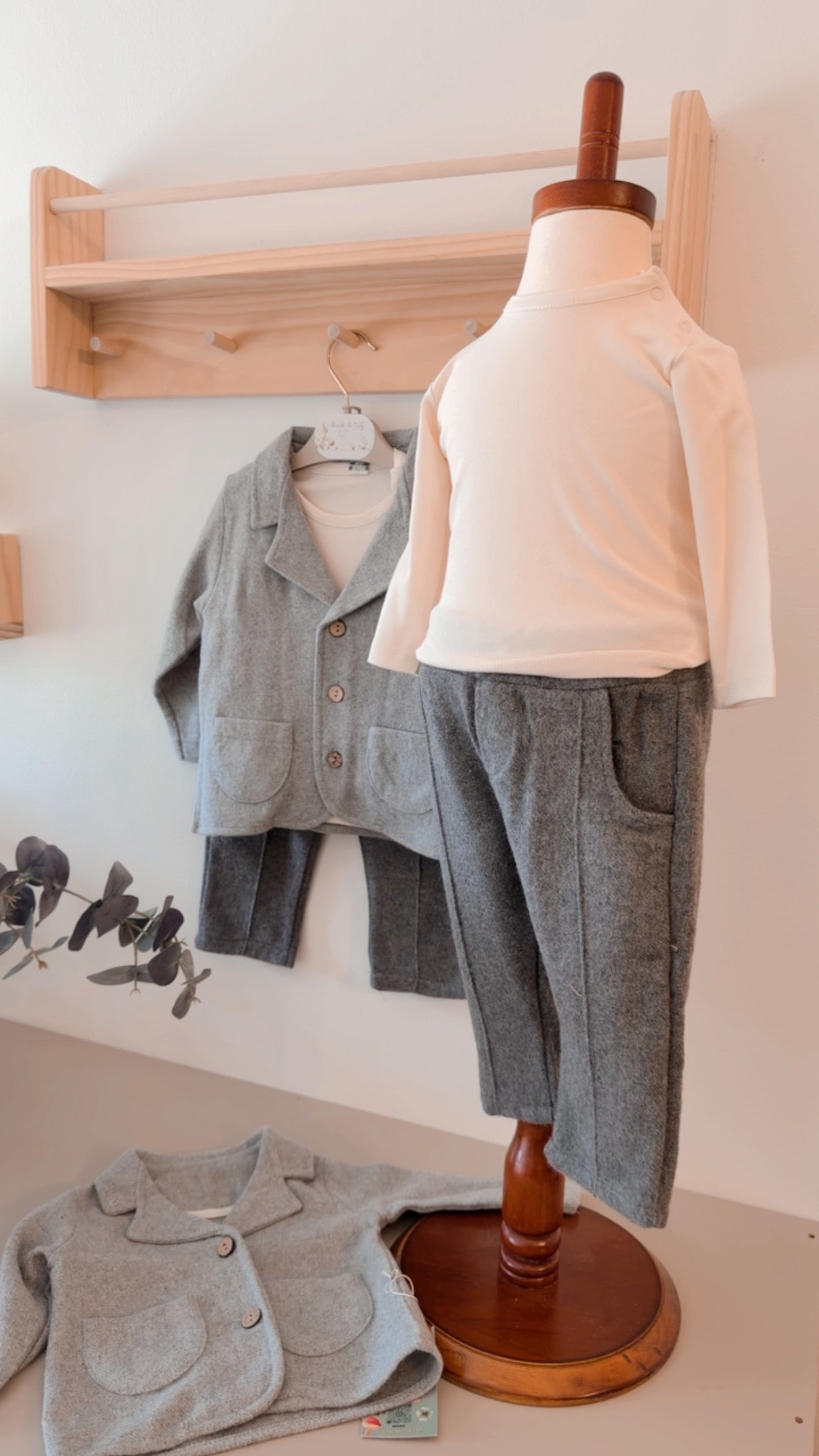 3-Piece Formal Baby Boy Set – Jacket, Top & Pants