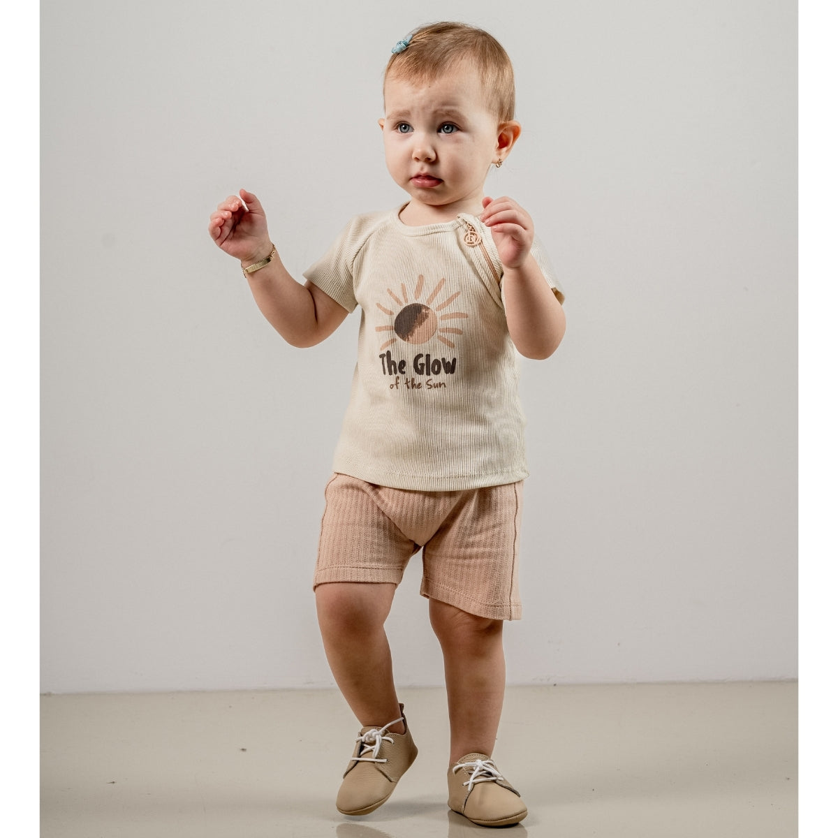 Baby Summer Short Set | Graphic T-Shirt & Shorts (2-Piece, 3 Colors)