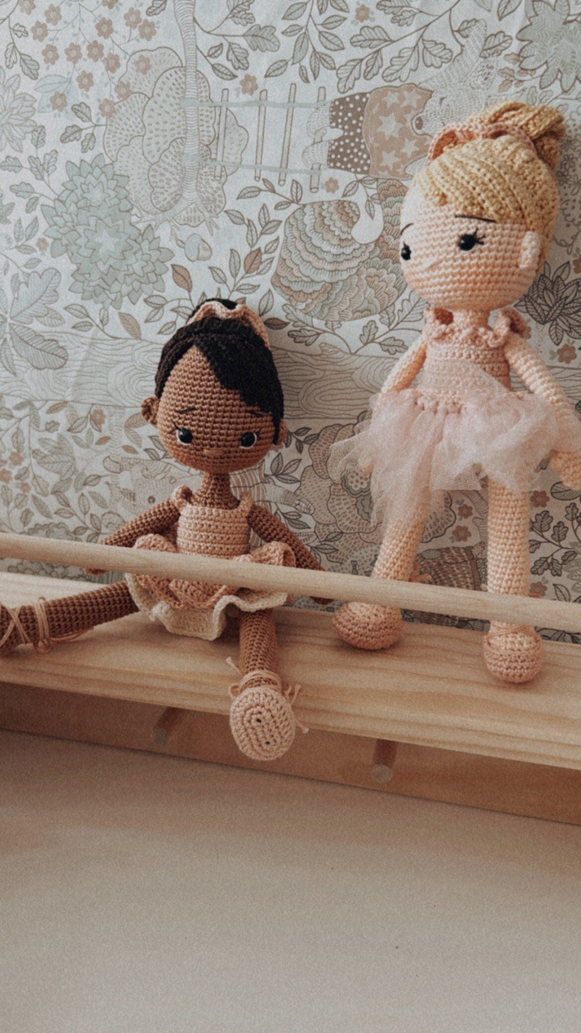 Gift for Little Ballerinas, Crochet Ballerina Doll, Amigurumi Ballerina Doll