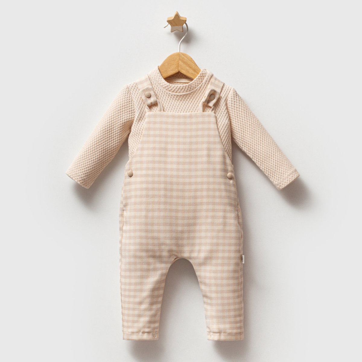 Baby Gingham Dungaree Set