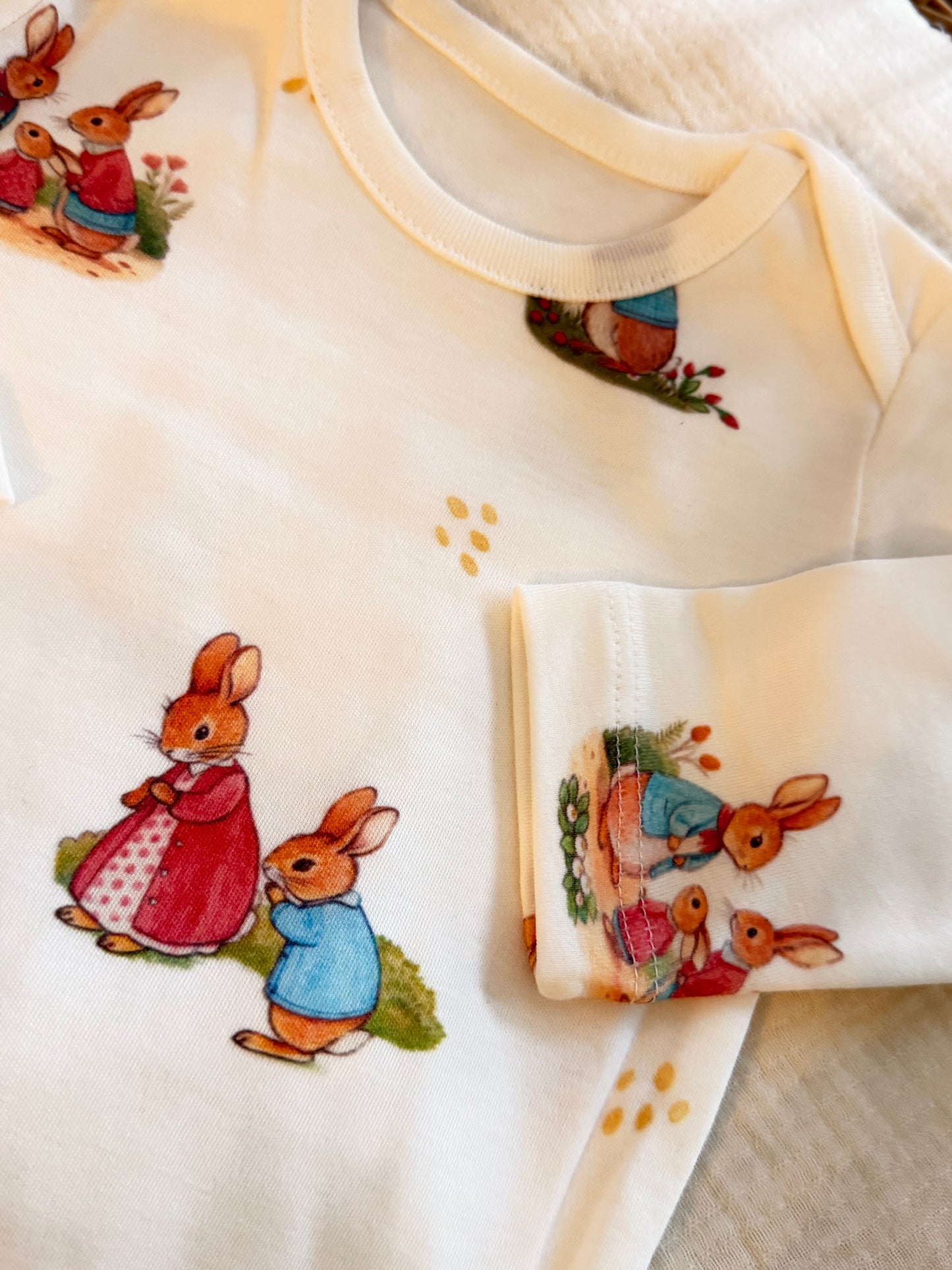 Bunny Friends Cotton 2-Piece Set & Blanket