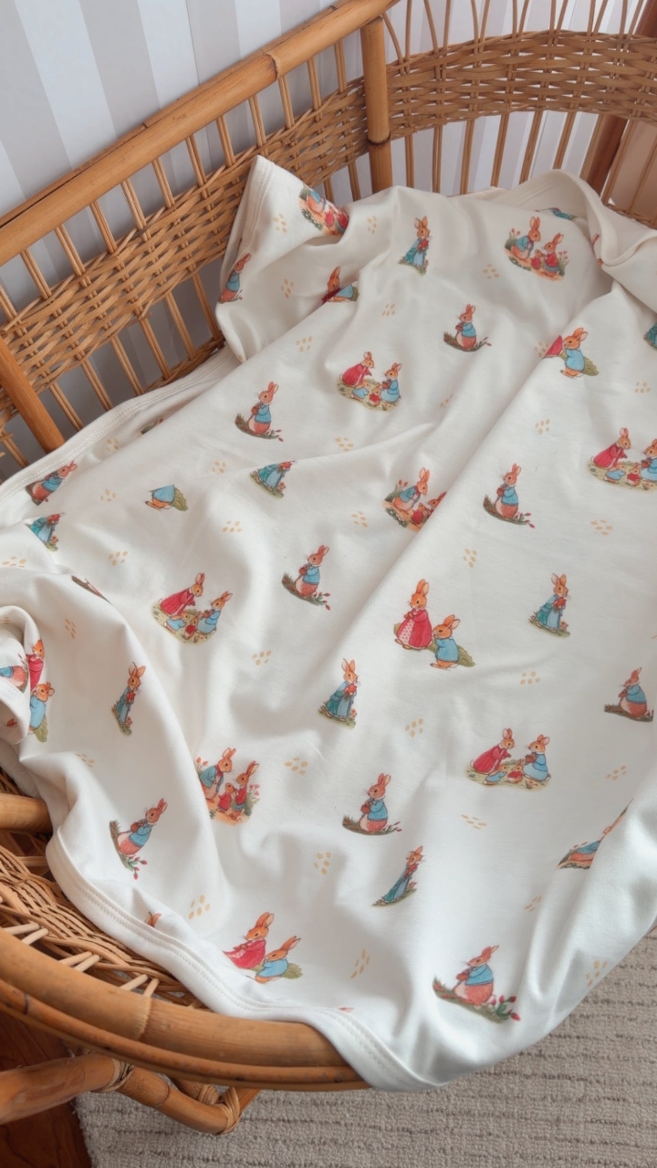 Bunny Friends Cotton 2-Piece Set & Blanket