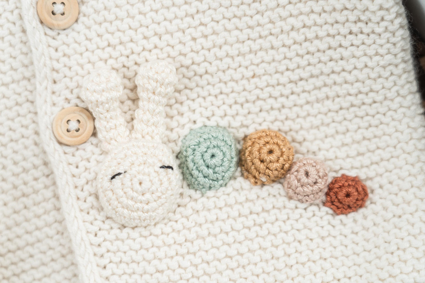 Caterpillar Cardigan and Rattle Set