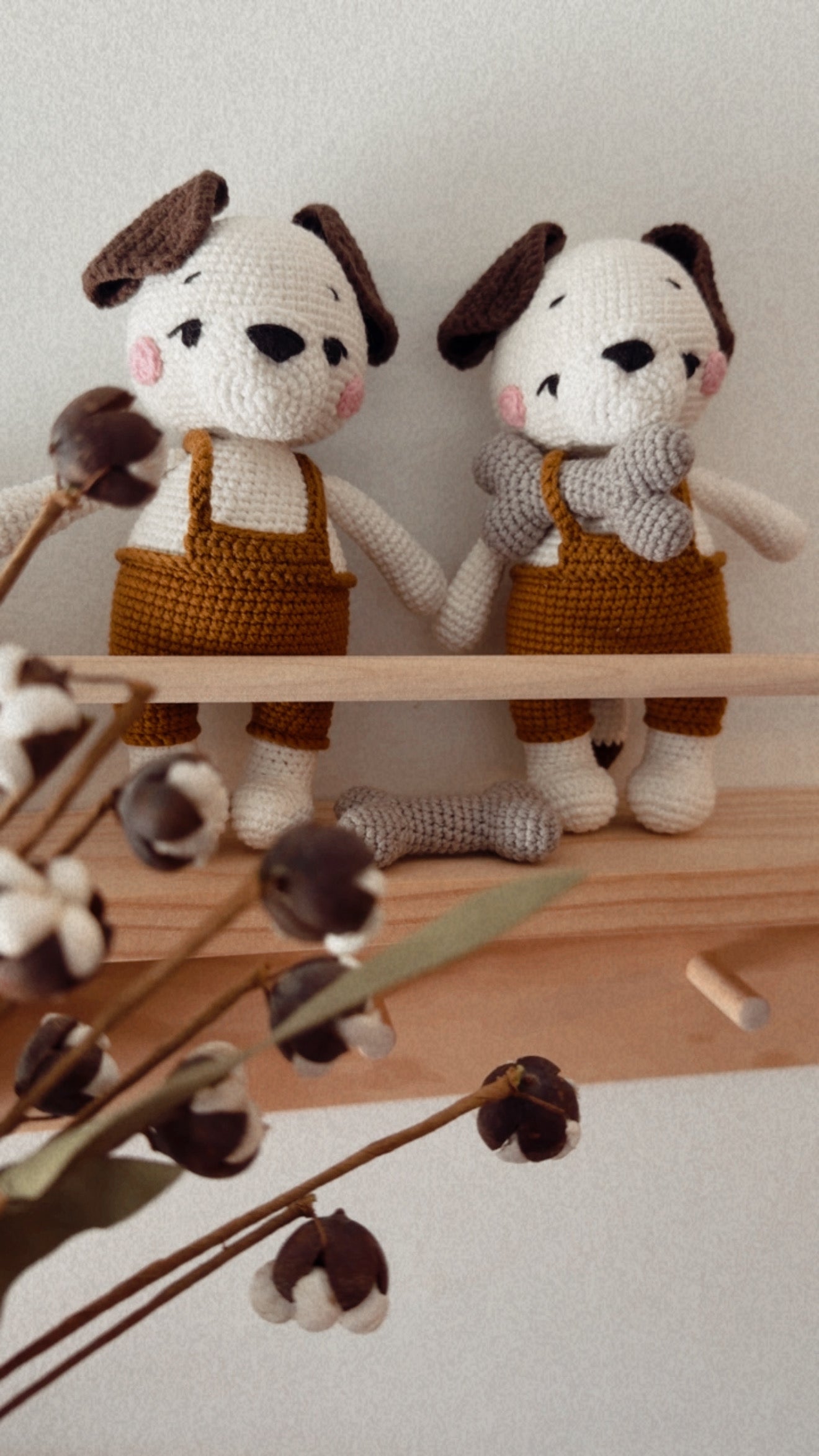 Amigurumi Puppy with Bone