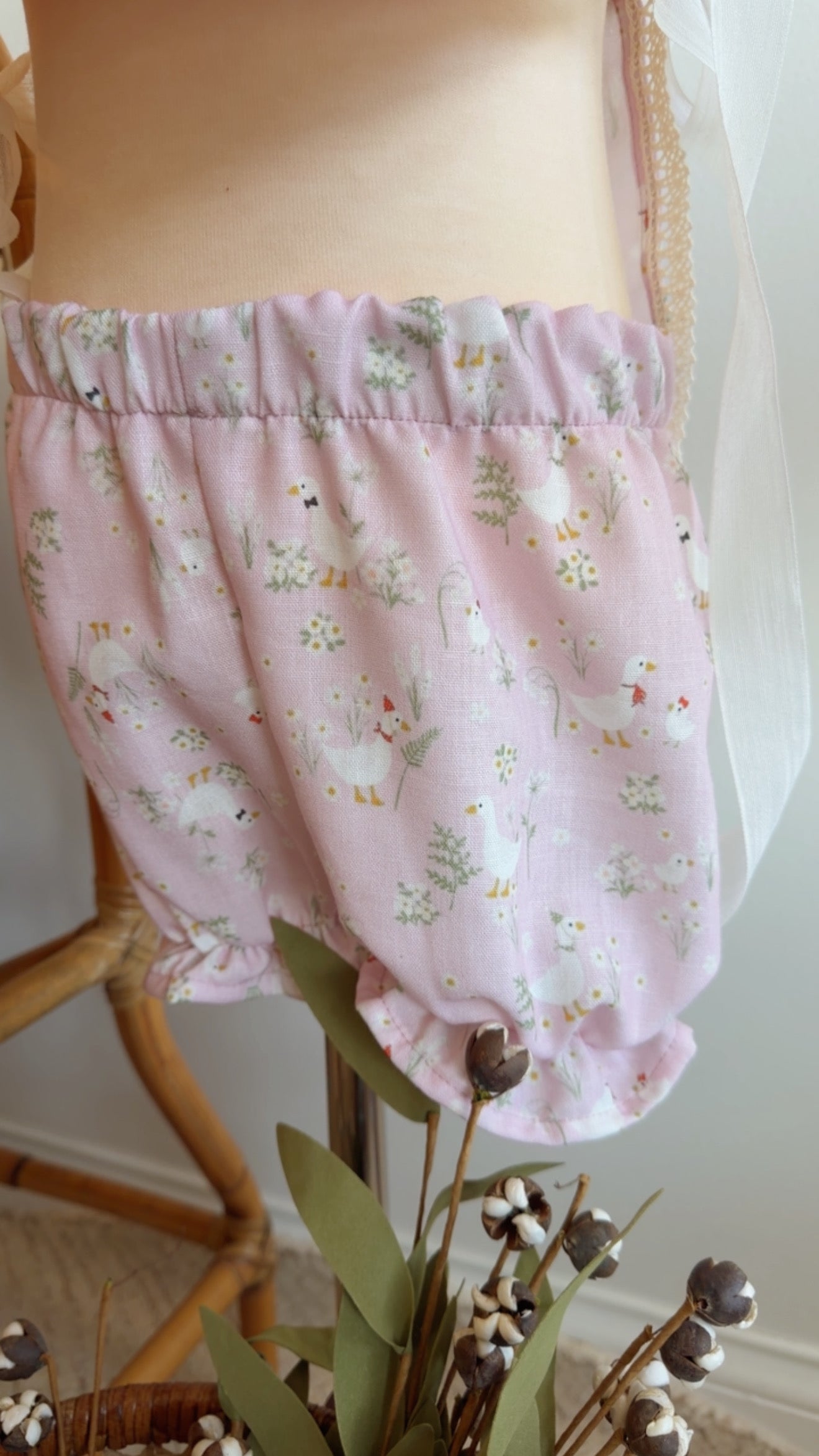 Handmade 2 Pc Goose Set