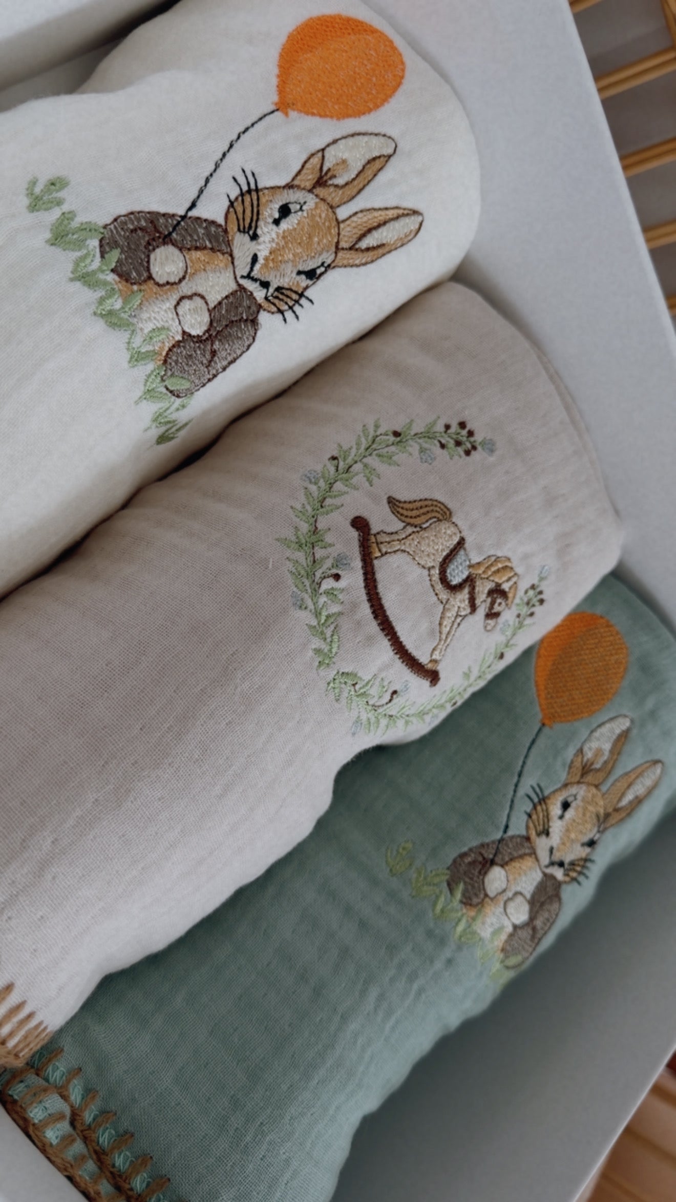 Muslin Blanket 4 Layer and Hand Crafted edges