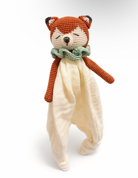 Crochet Fox Security Blanket