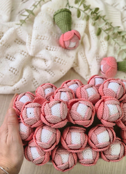 Crochet Peony Rattle-MSC12