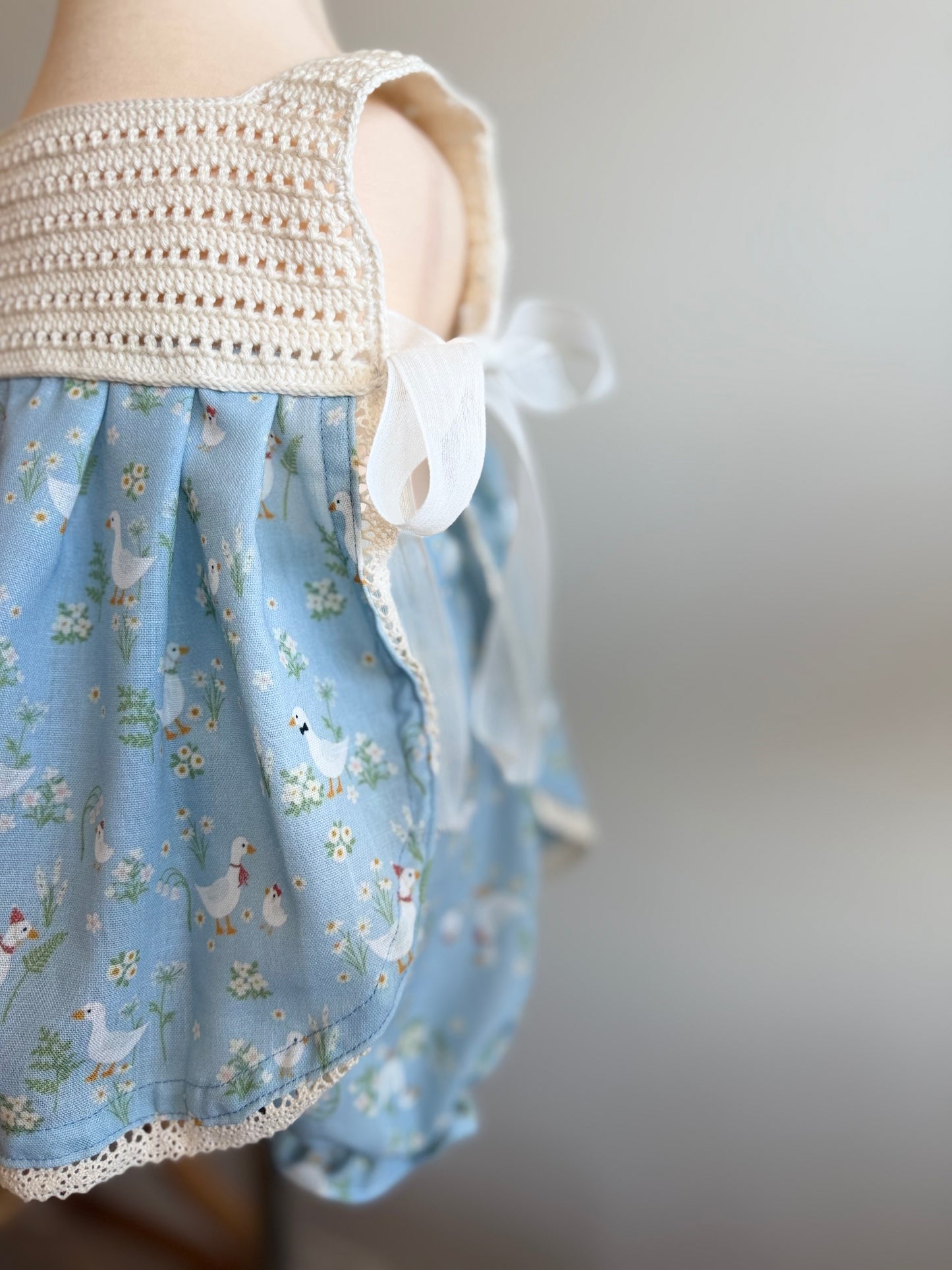 Handmade 2 Pc Goose Set