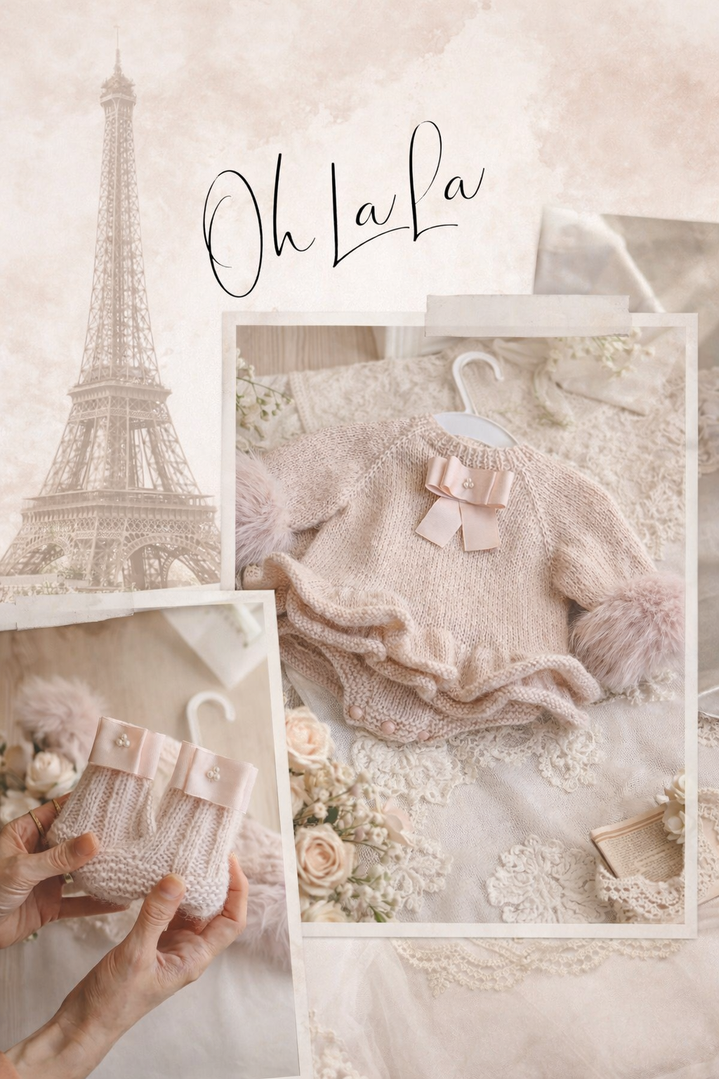 Handknit Parisian Lady Outfit-Alpaca