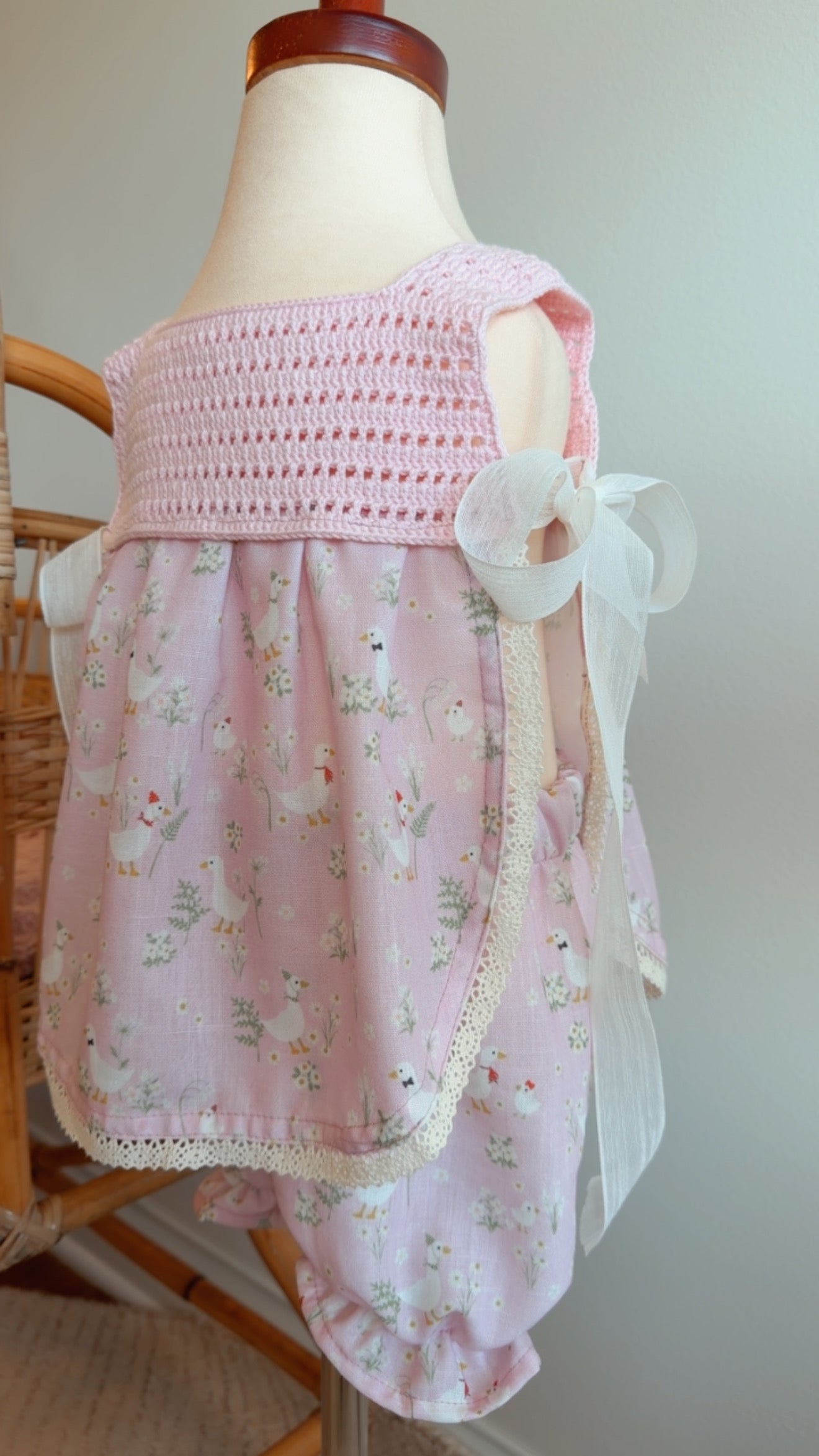 Handmade 2 Pc Goose Set