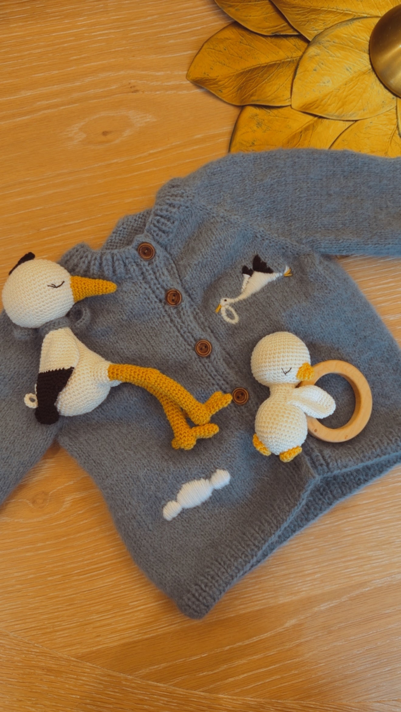 3 Pc Alpaca Heirloom Set- 1 year old