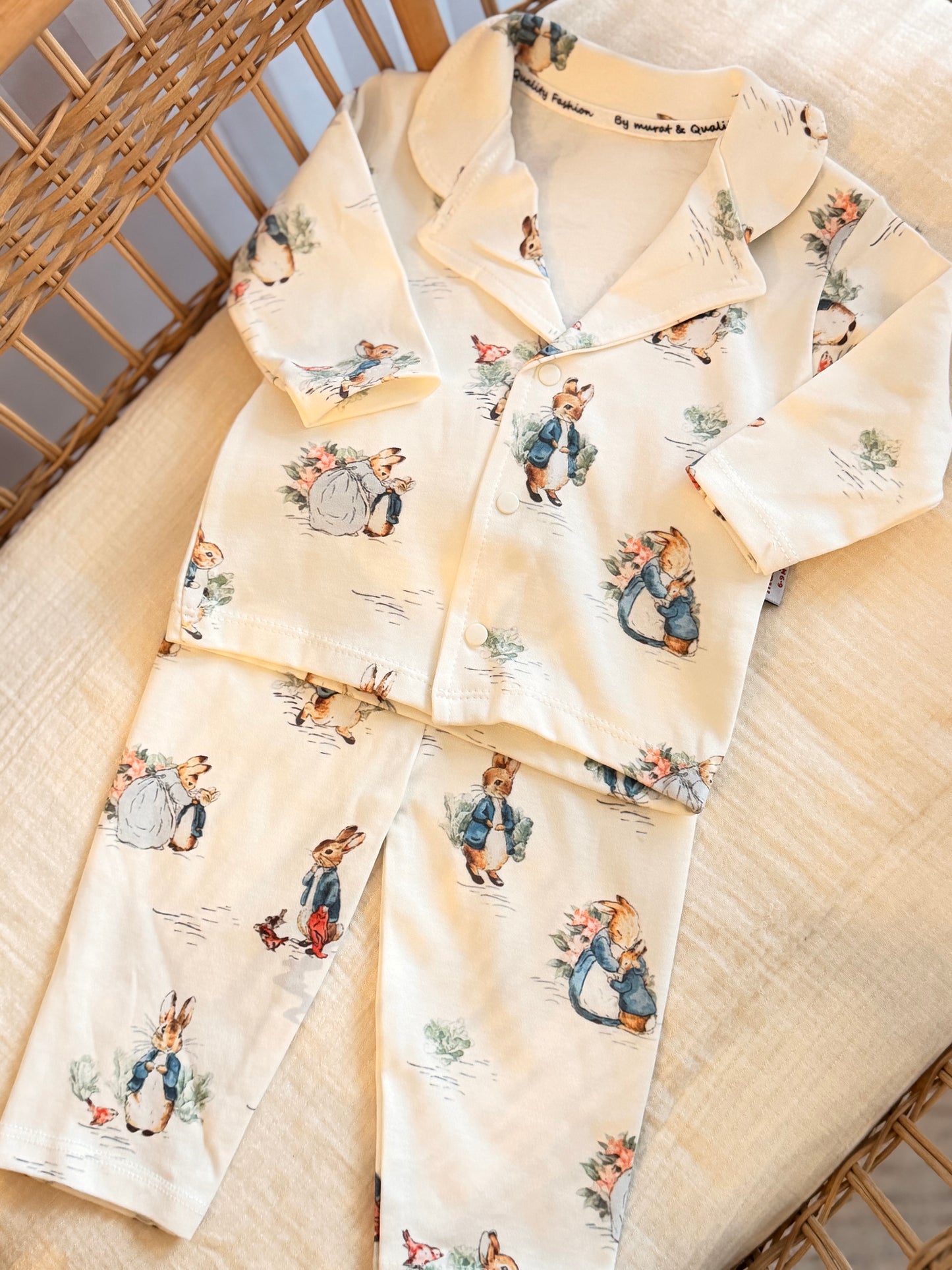 Heirloom Bunny Easter Pajama Set – 2 Piece