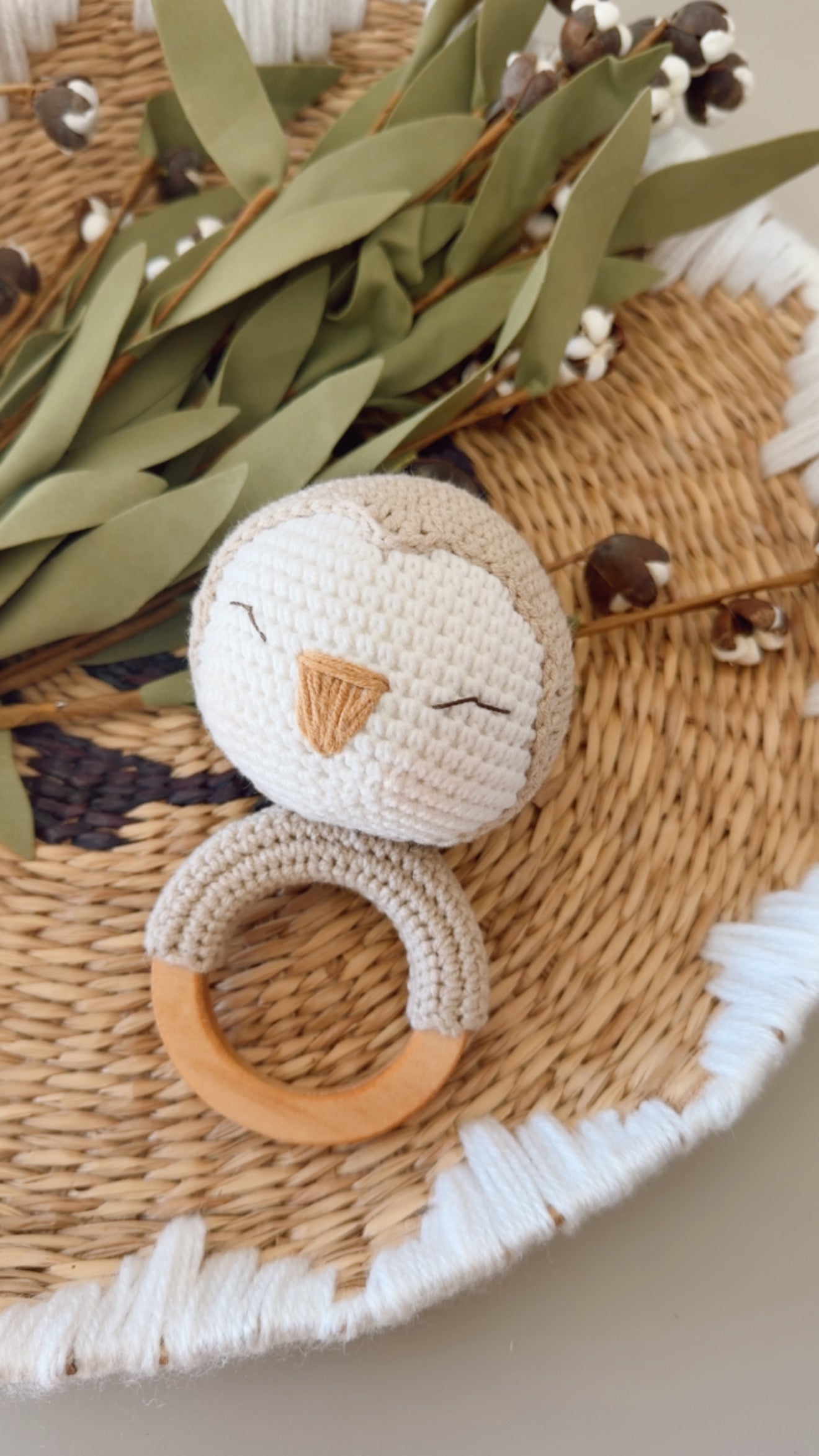 Penguin Lovey and Penguin Rattle Teether Set