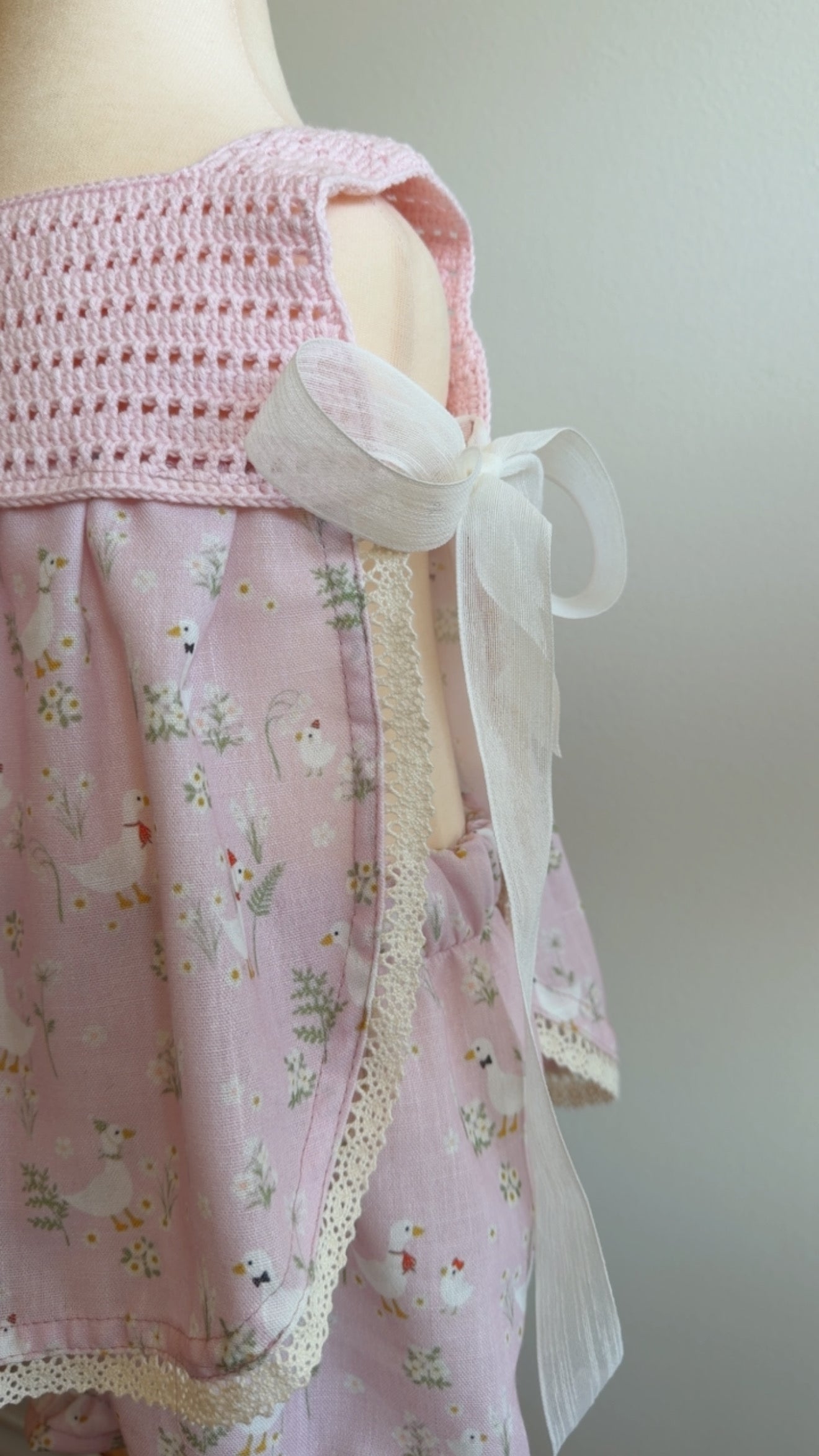 Handmade 2 Pc Goose Set