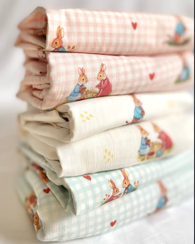 Bunny Muslin Blanket