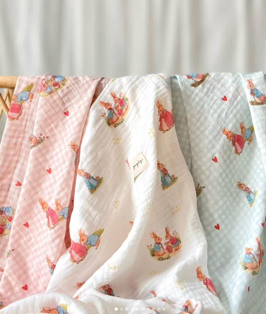 Bunny Muslin Blanket