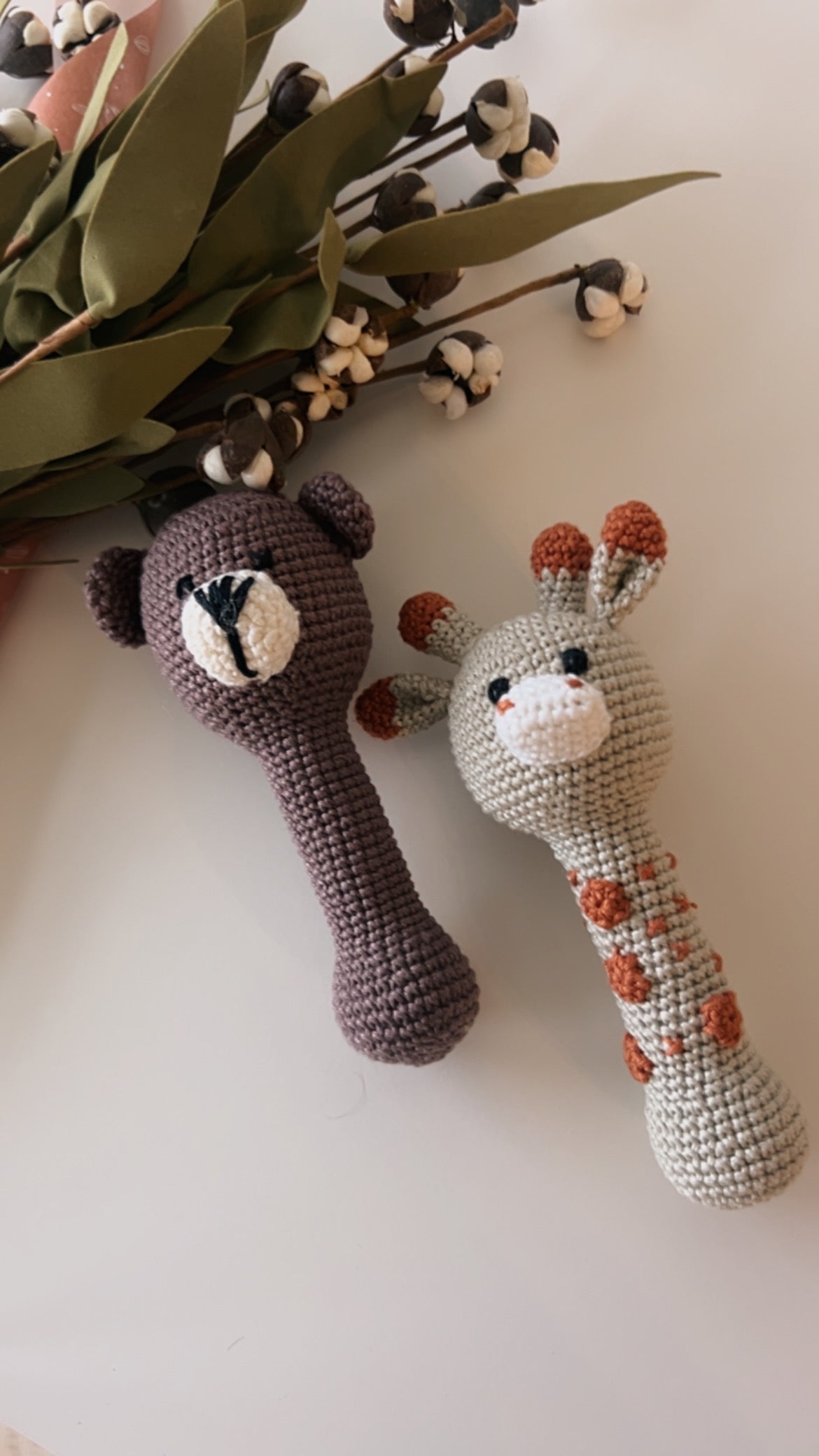 Crochet Animal Rattle