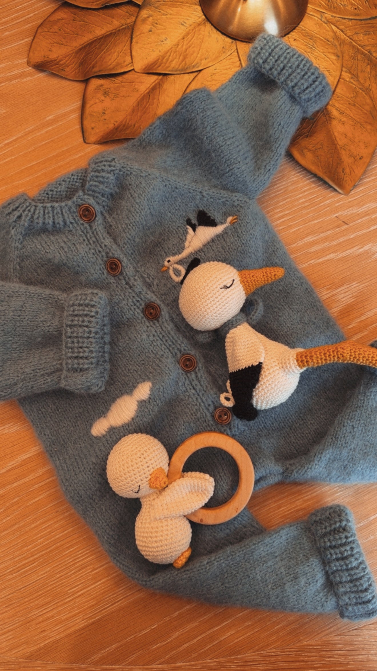 3 Pc Alpaca Heirloom Set- 1 year old