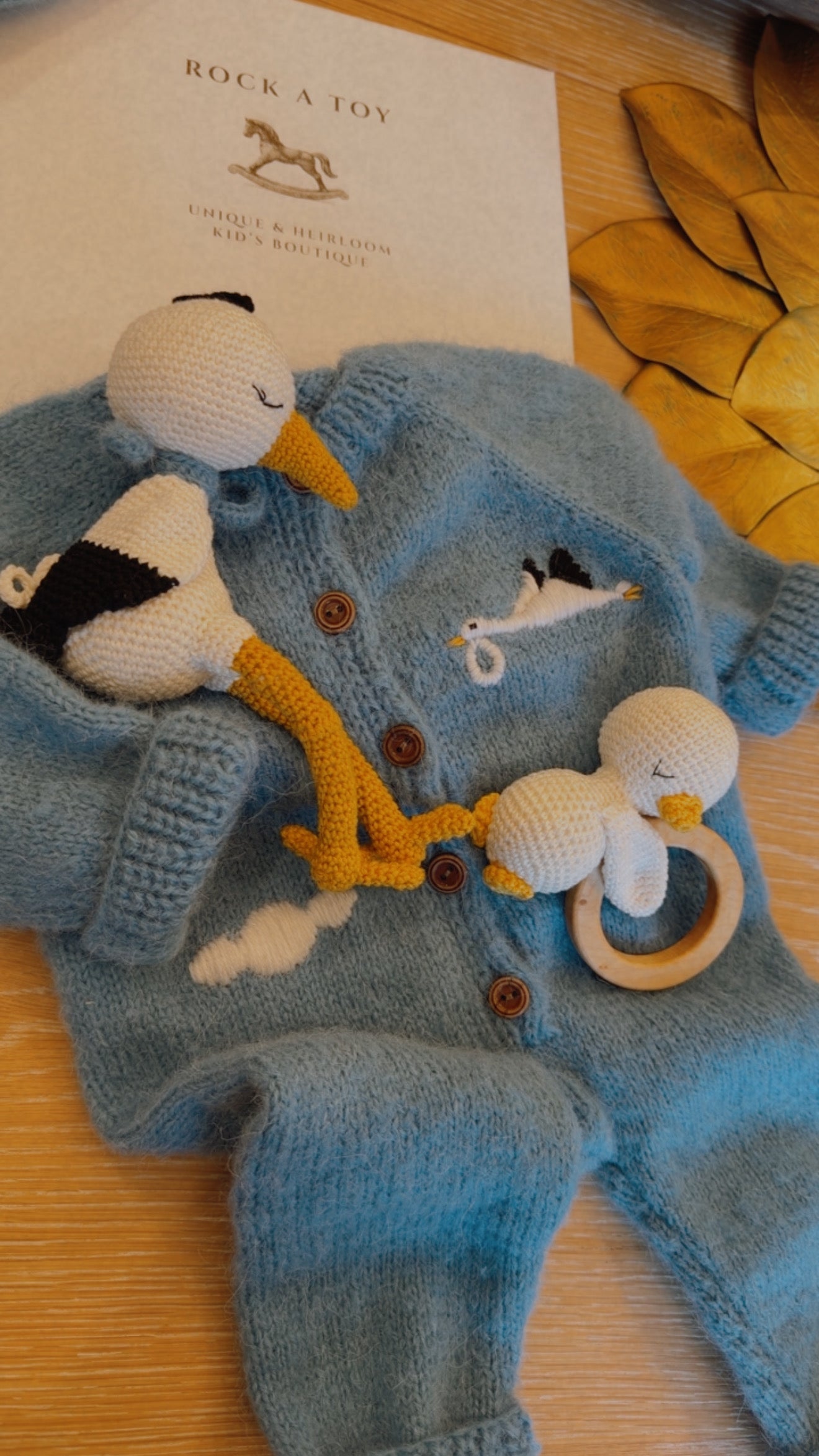 3 Pc Alpaca Heirloom Set- 1 year old